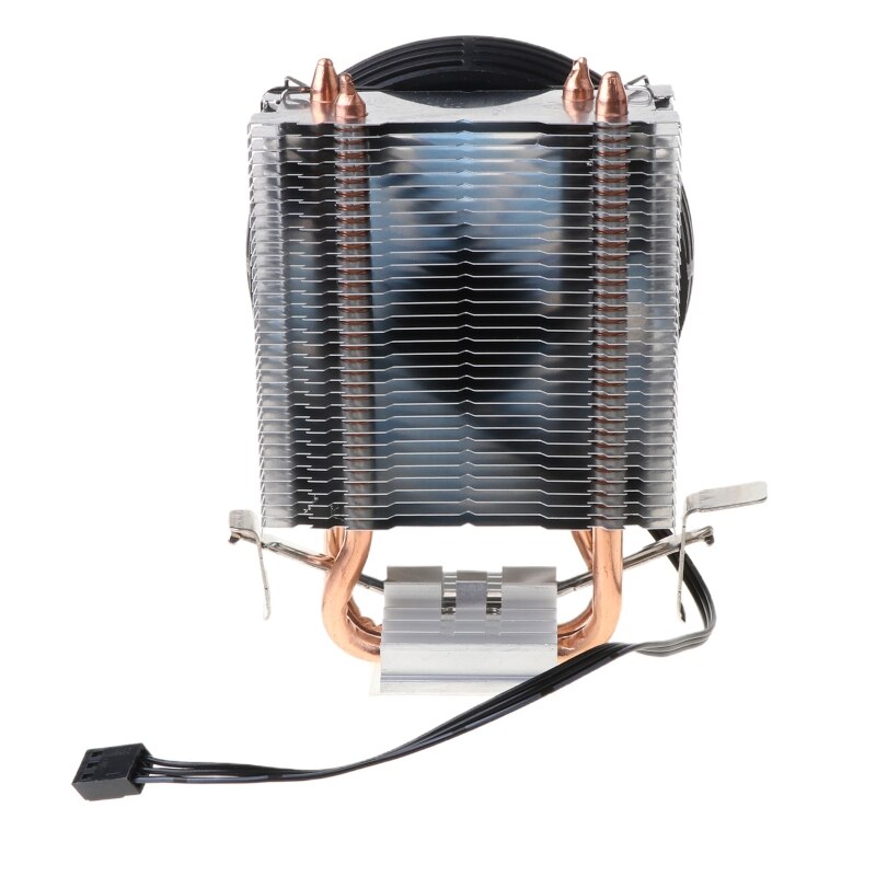 CPU Cooler Master 2 Pure Copper Heat-pipes Fan with Blue Light Cooling System WXTA