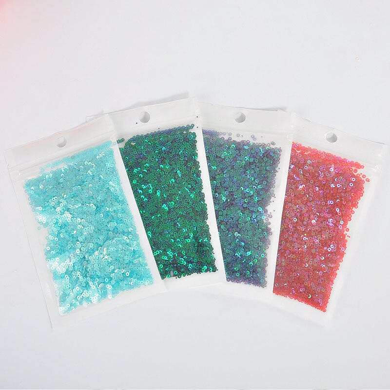 10 G/pak 2Mmtrans Platte Ronde Losse Pailletten Pailetten Naaien Wedding Craft Vrouwen Kledingstukken Diy Accessoires Beschikbaar Sequin Trim