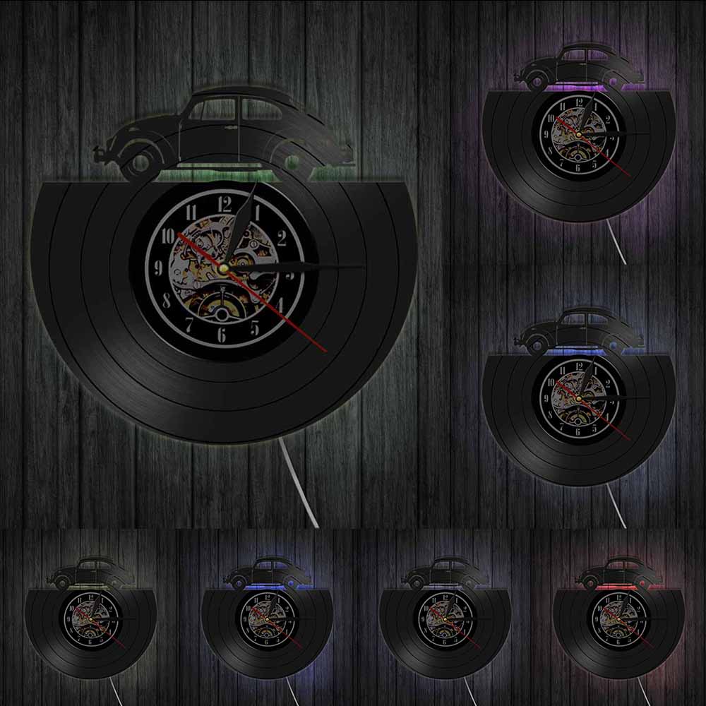 Classic Car Driving Vinyl Record LP Wall Clock Hom... – Grandado