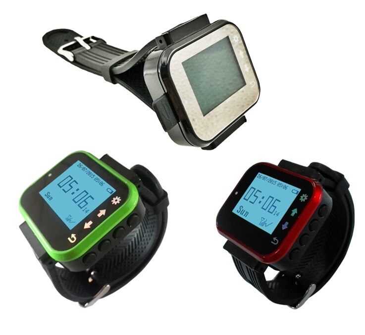 Ycall Restaurant calling watch receiver for waiter use K-300plus (show 3 number one time)