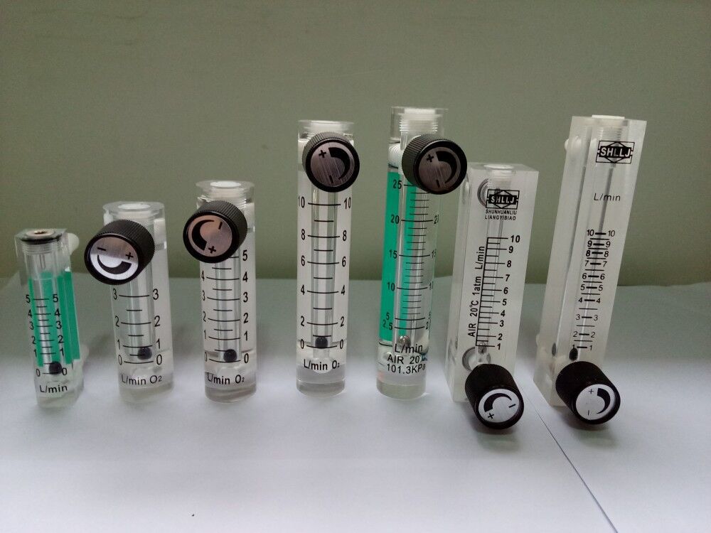 3/5/25L/Min Lucht Zuurstof Gas Flow Meter Sensor Flowmeter Caudalimetro Teller Indicator O2 Oxigen Gas meter Flow Apparaat Schakelaar