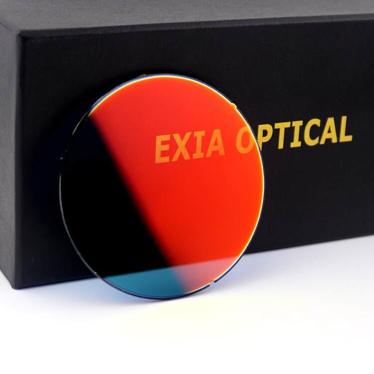 Photochromic Grey Lenses Flash Mirror Red Colors Anti-Reflective Coatings Sunglasses Lenses Exia Transition Lens X1 Series