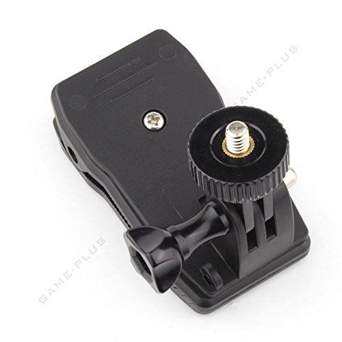 360 Graden Roterende Hoed Mount Clip Houder w/1/4 &quot;Adapter voor GoPro Camera Xiaoyi