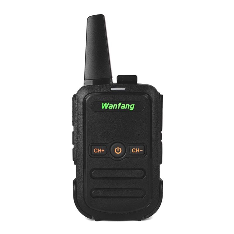 Walkie-talkie minifärg ultratun ultra-liten usb direktladdning