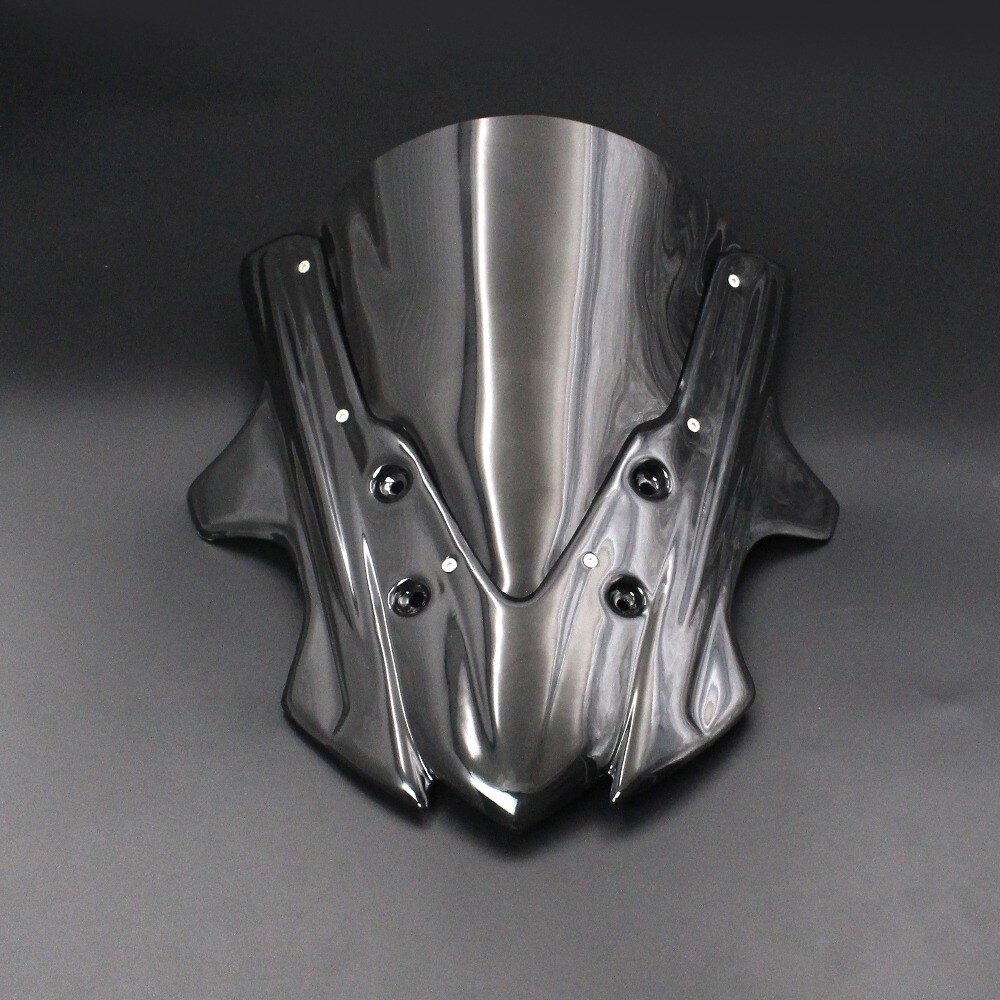 Mtkracing til cbr 650f motorsykkel tilbehør skjerm frontrute fairing frontrute: Svart
