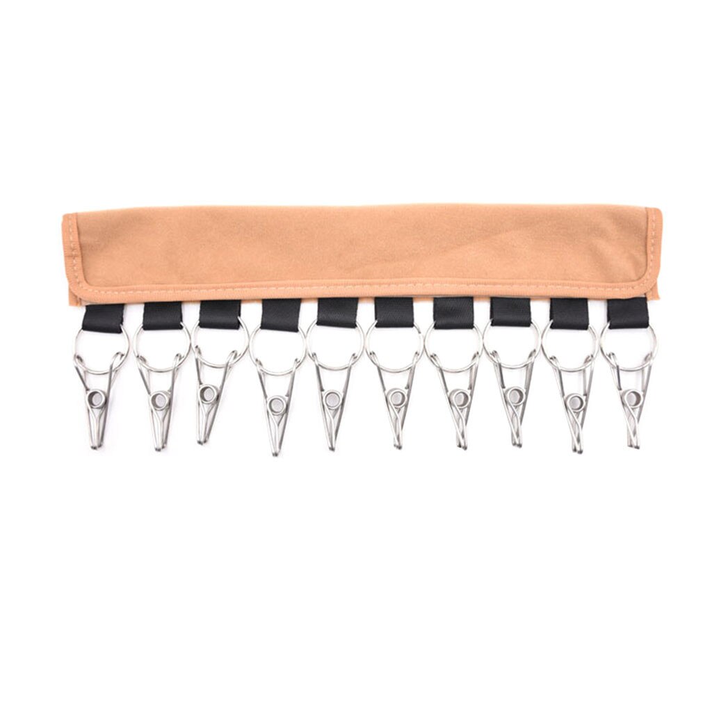 Closet Hoed Organizer Hanger 10 Baseball Cap Holder Cleaner Houden Tidy Rack opslag accessorie voor thuis rack Крюк для хранения: Khaki