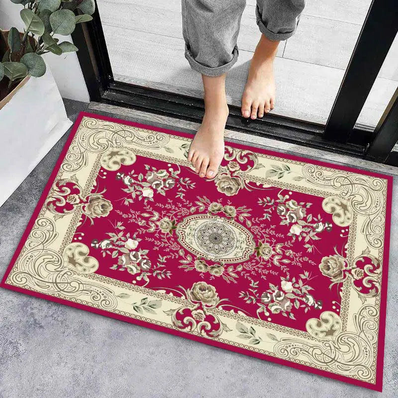 Alfombra antideslizante para puerta de entrada, alfombra moderna súper absorbente para el suelo del hogar y el baño, alfombra para el suelo del pasillo, entrada