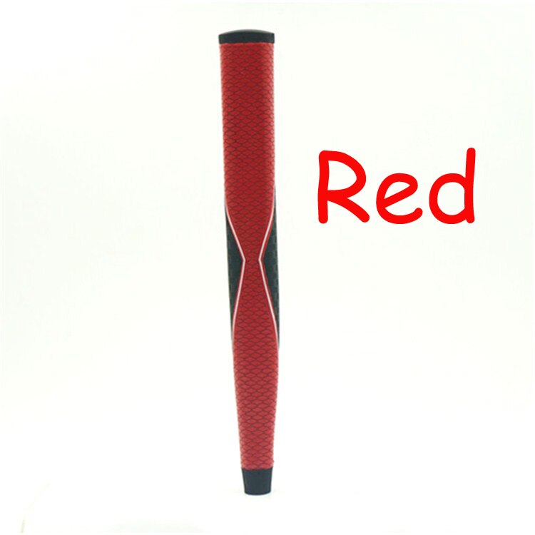 Overstretches golf grips rubber inner tube PU golf putter grip color block decoration golf club grip: Red