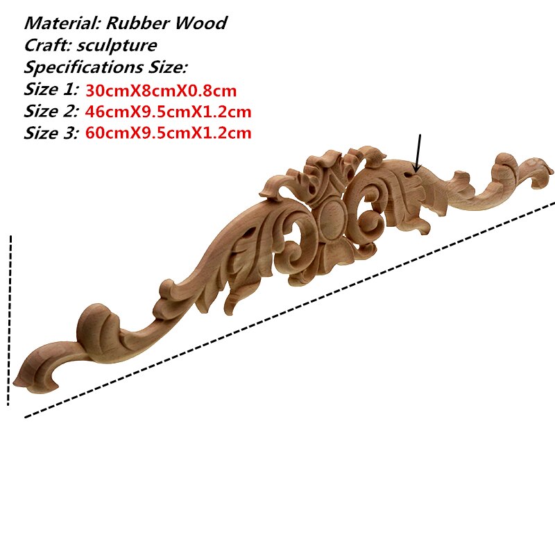 VZLX Wood Carving European Floral Pattern Patch Fu... – Grandado