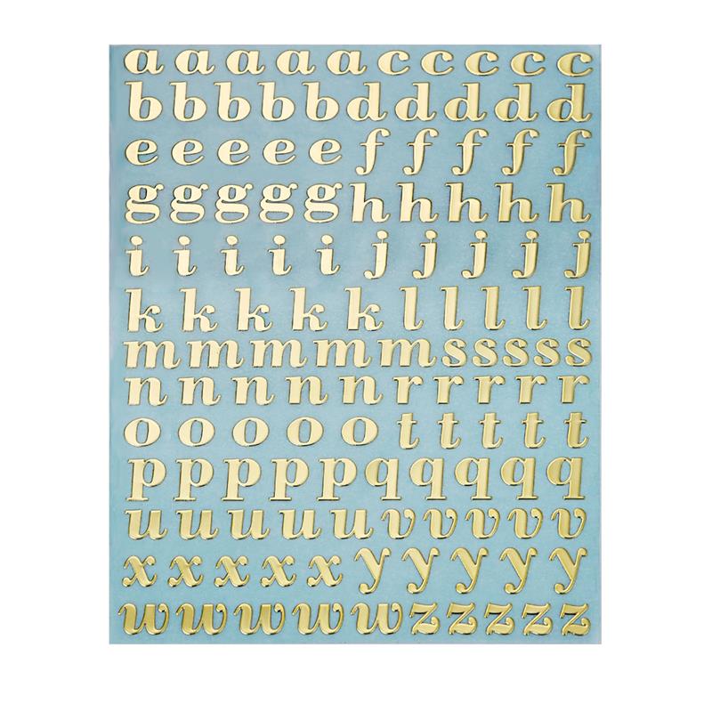 Pegatinas de Color metálico, letras del alfabeto, purpurina, Molde de resina Epoxy, pegatina decorativa, relleno de resina de números de Color dorado, 3/4, 5/7/9mm: Azul marino