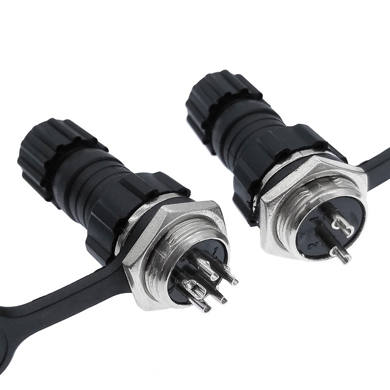 1pcs Aviation connector GX16 M16 waterproof docking back nut male&female plug and socket 2pin3pin4pin5pin6pin7pin8pin9pin
