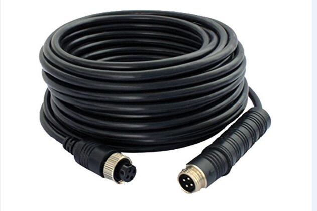 Podofo Car Rear View Camera Backup Camera for Bus RV Truck Trailer Heavy Duty + 5M/10M/15M/20M Aviation Connector Plug Cable: with 20M cable