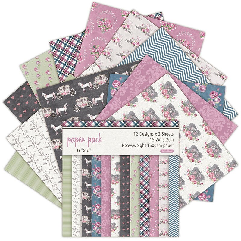 C style Scrapbooking paper pack of 24 sheets handmade craft paper craft Background pad 1134