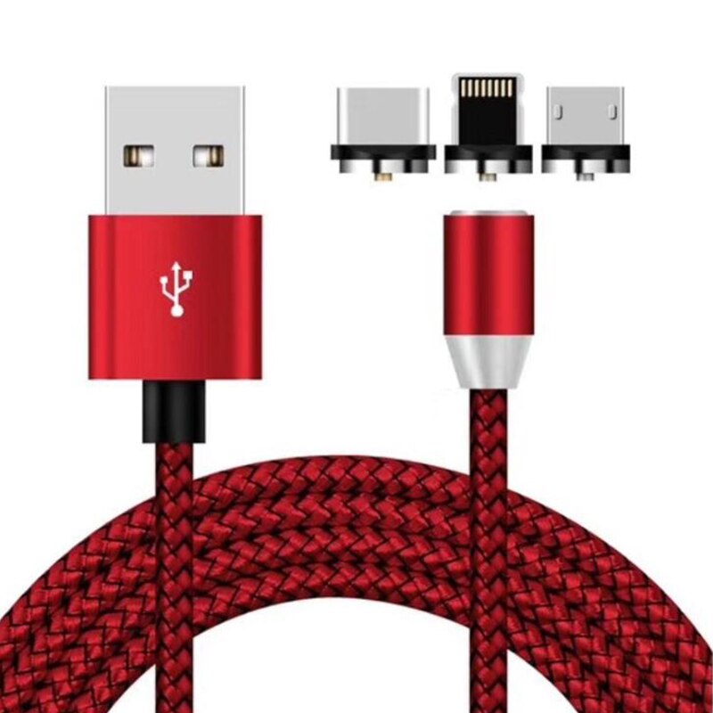 Cabo magnético de carregamento rápido usb tipo c carregador de ímã de cabo de carregamento de dados micro cabo usb cabo do telefone móvel cabo de usb