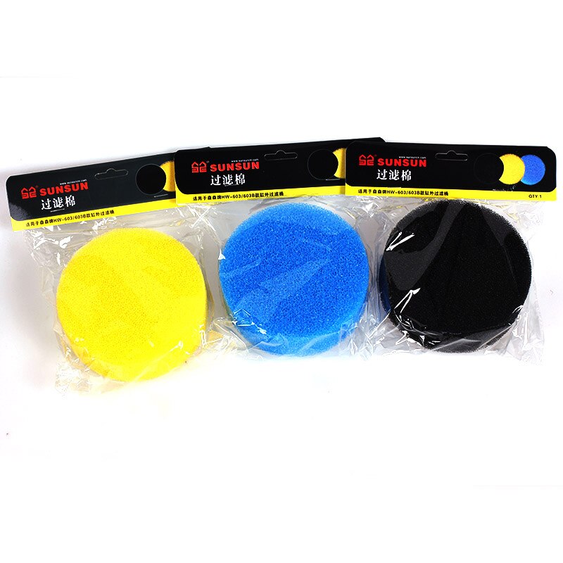 Filtro de esponja gruesa para acuario, Filtro externo medio fino para HW-603 SUNSUN, HW-603B, 12,5 cm x 4,5 cm: 3pcs