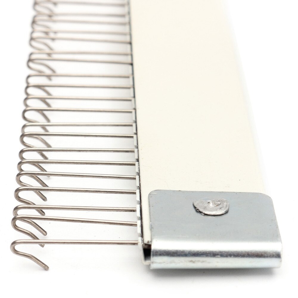 Praktische 18 ''/46Cm Rvs Silver Cast Op Kam Breien Machine Onderdelen Voor Alle 4.5Mm/9Mm Brother Breimachine Naald