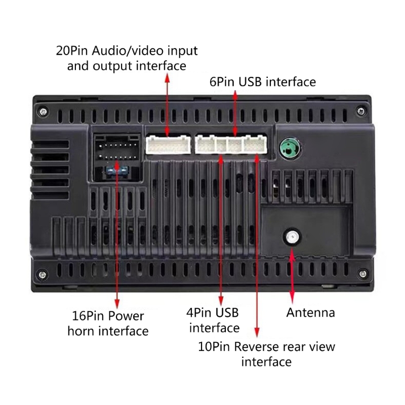 Cable cámara visión trasera Y1UB, Cable Radio para coche, cámara visión trasera vehículo Simple y