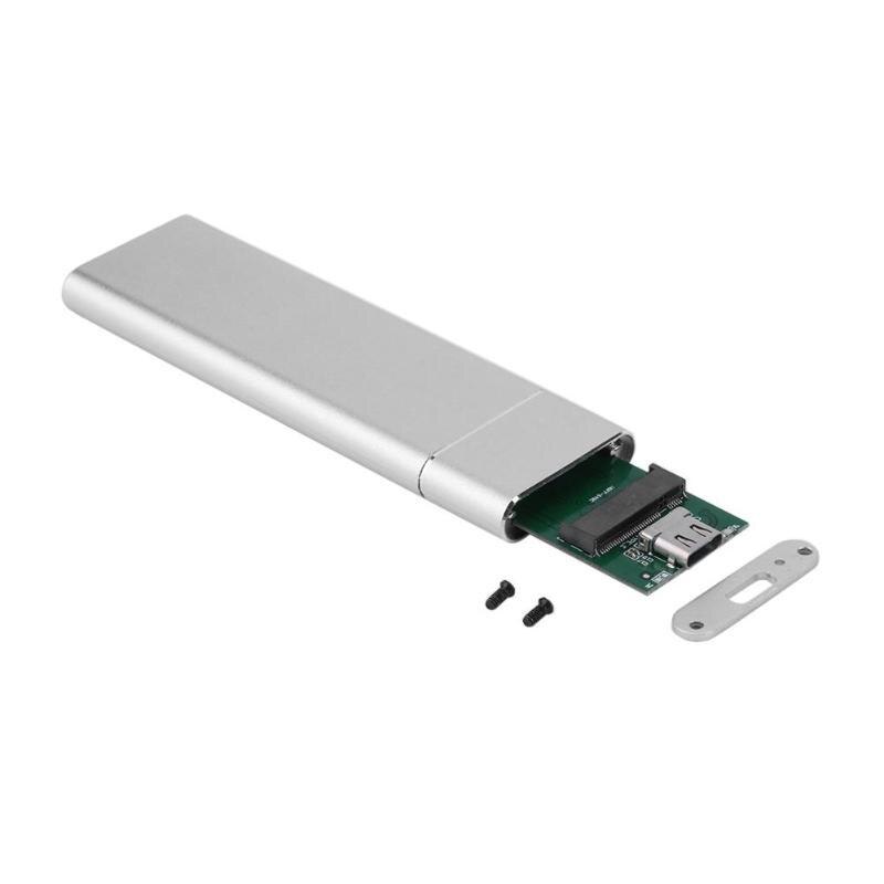 Usb 3.1 type c til m .2 pcie ssd kabinett adapter sak boks til nvme sata ssd puo 88