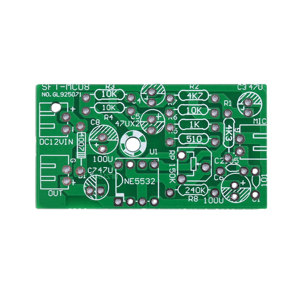 Diymore HiFi-Mikrofon Pickup DIY Modul Rausch unterdrückung Kollektor Mikrofon Verstärker platine hohe Empfindlichkeit Kit DC9-15V