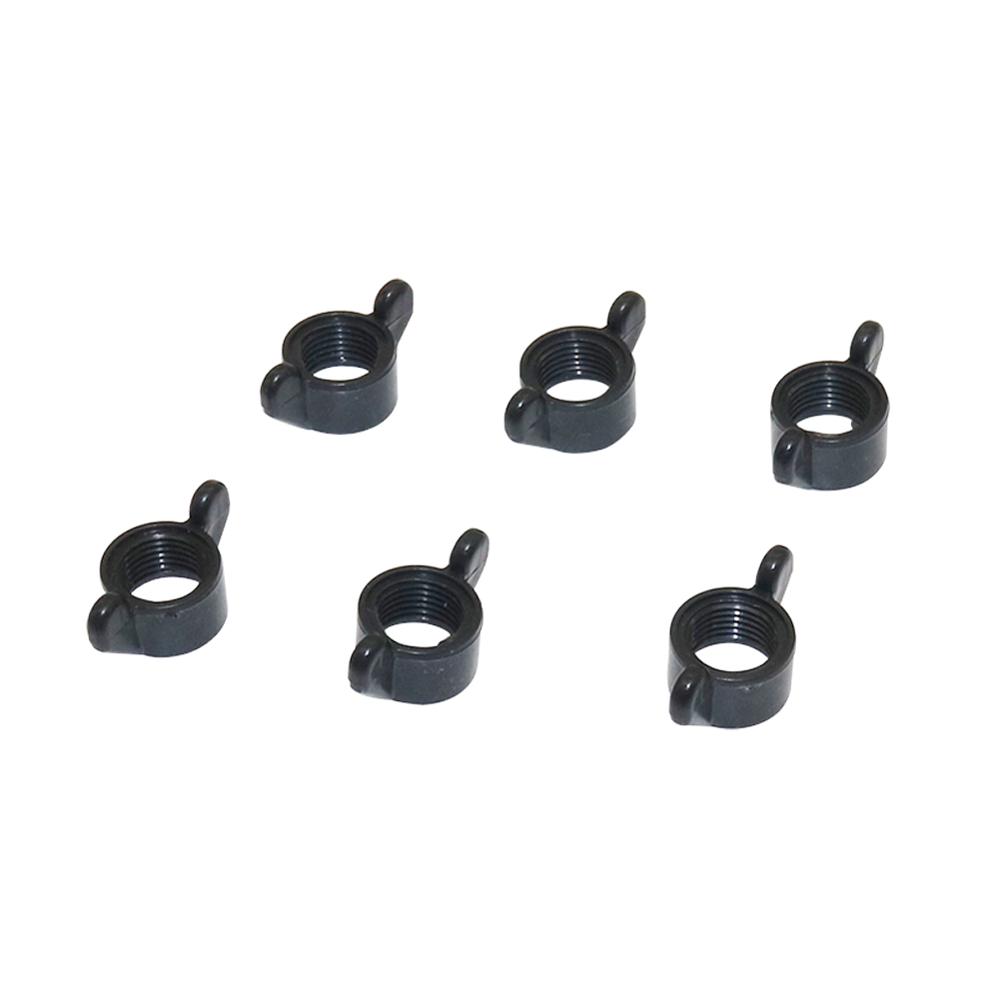 100 piezas de pollo codorniz automática tazas tuercas de tornillo aves de corral fuentes tornillos de fijación Animal de accesorios