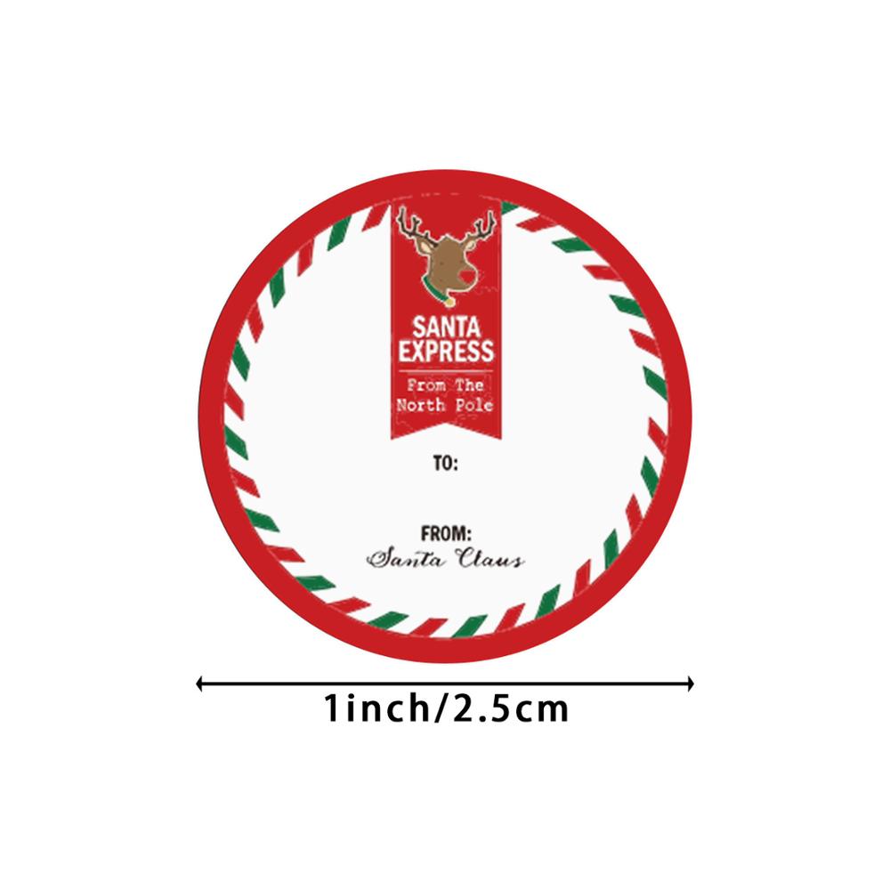 1 zoll große aufkleber mit weihnachtsmotiven, weihnachtsbaum, elch, süßigkeitentüzehn-verschlussaufkleber, weihnachtskarton-etikett, jahreszahl, weihnachtsschmuck