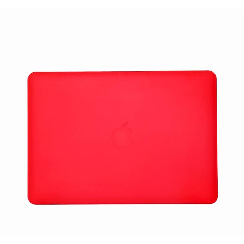 Caso mate para macbook air 11 capa protetora a1370 a1465 fosco escudo de plástico duro: Vermelho