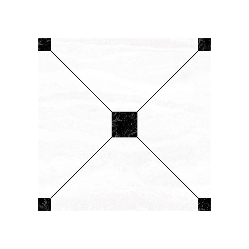 Victorian Kitchen &amp; Bathroom Backsplash Vinyl Tile Decals Tile Wall Stair Vinyl Decal Stickers Black and White Removable: FS2051-2 / 15cmx15cmx10pcs