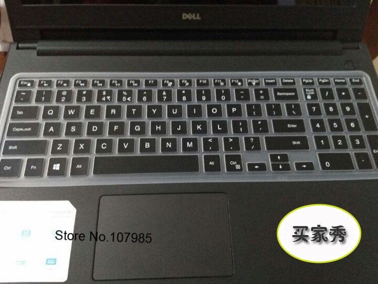 Soft Silicone laptop keyboard cover skin For Dell Inspiron Vostro 15 3000 series 15.6 5000 series 15 7000 series