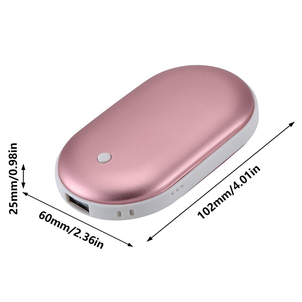 Multifunctionele oplaad schat kasseien usb handwarmer mini draagbare oplaad schat oplaad handwarmer twee-in-één
