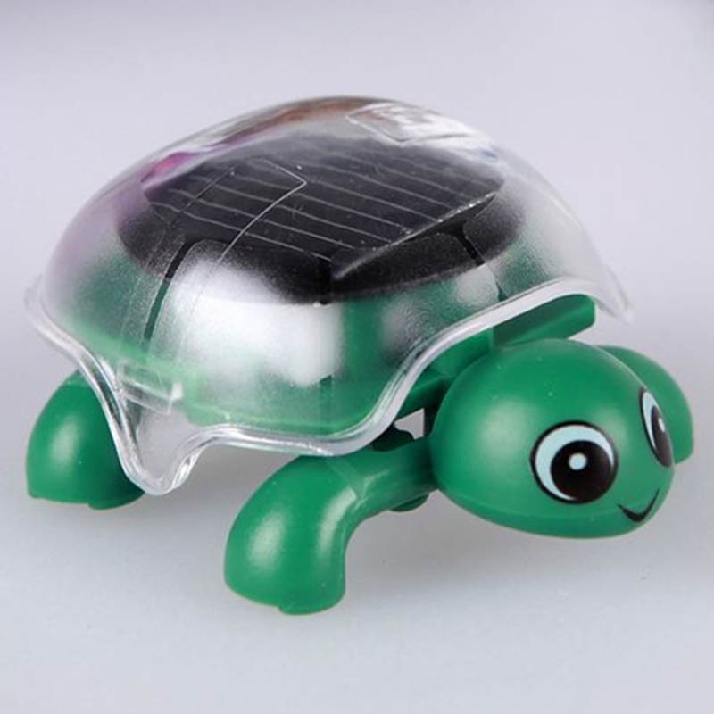 Mini Zonne-energie Energie Leuke Schildpad Gadget Educatief Speelgoed Voor Kinderen 4 Kleuren