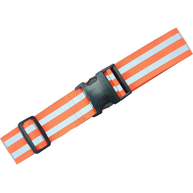 Goede Draagbare Hoge Eelastic Reflecterende Riem Unisex Verlichte Riem Voor Nachtelijke Sport Houden Veiligheid Nuttig Apparatuur: Orange