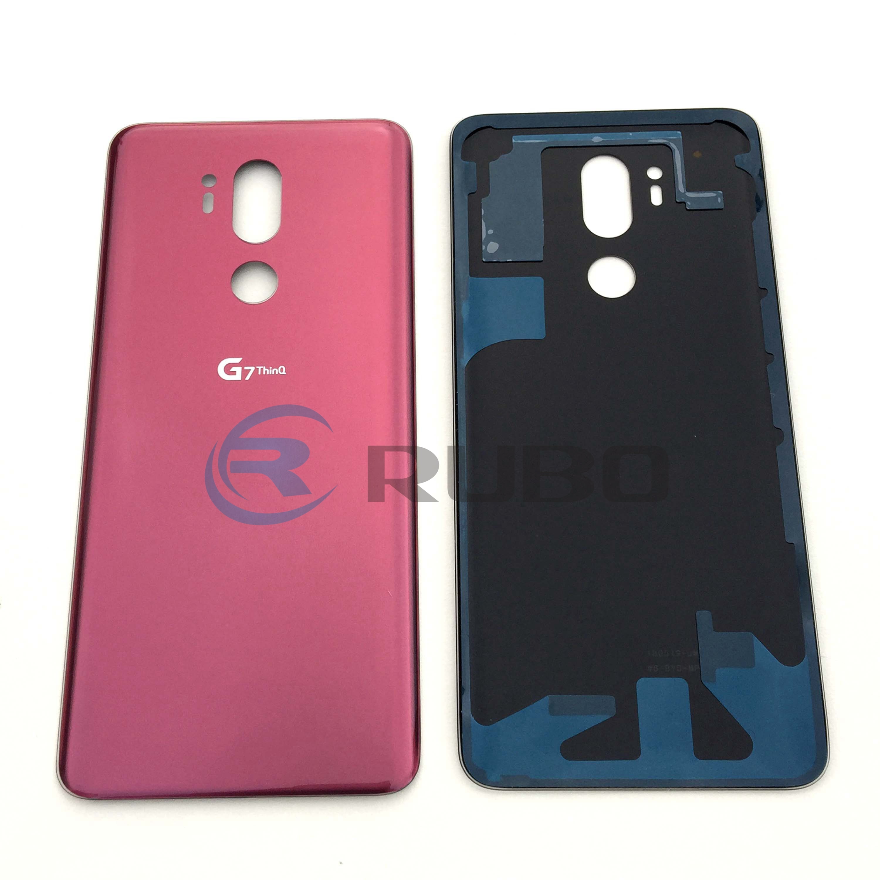 Für LG G7 ThinQ Zurück Gehäbenutzen Glas Hinten Batterie Abdeckung für G7 ThinQ G710em 6.1 "Hinten Tafel Mit Klebstoff Ersatz Reparatur Teile