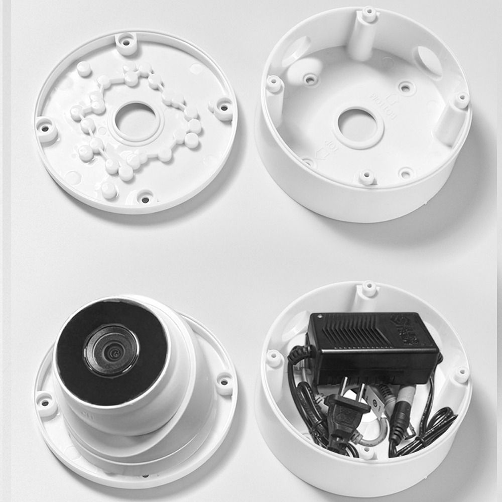 Soporte de pared para cámara CCTV, caja de conexiones de plástico Universal, soportes de domo de vigilancia, Cable impermeable, Base profunda