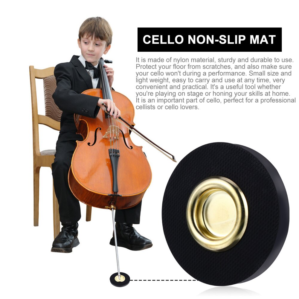 Cello Stop Endpin Standhouder Cello Anti-Slip Mat Floor Protector Accessoire