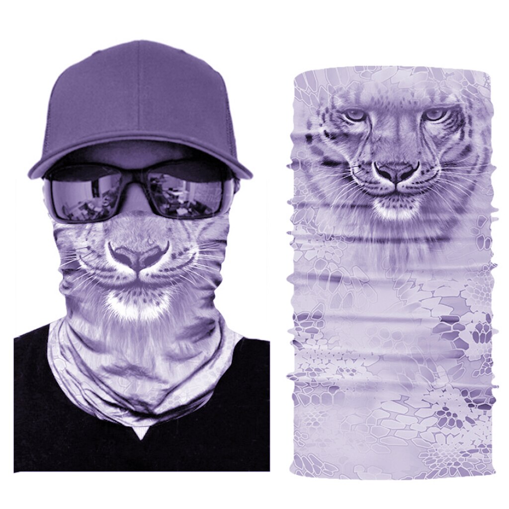 Pretty Cool Multifunctionele Animal Gedrukt 3D Hoofddeksels Outdoor Sport Zon Masker Sjaal Voor Winter Fietsen