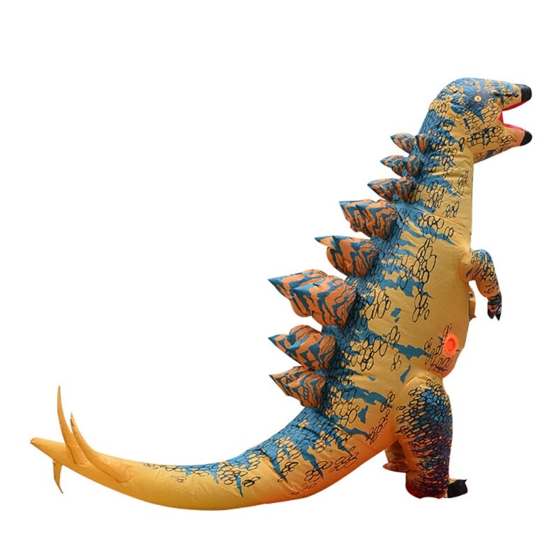 28EC Halloween Levert Polyester Kids Opblaasbare Kostuum Full Body Ride-On Dressup