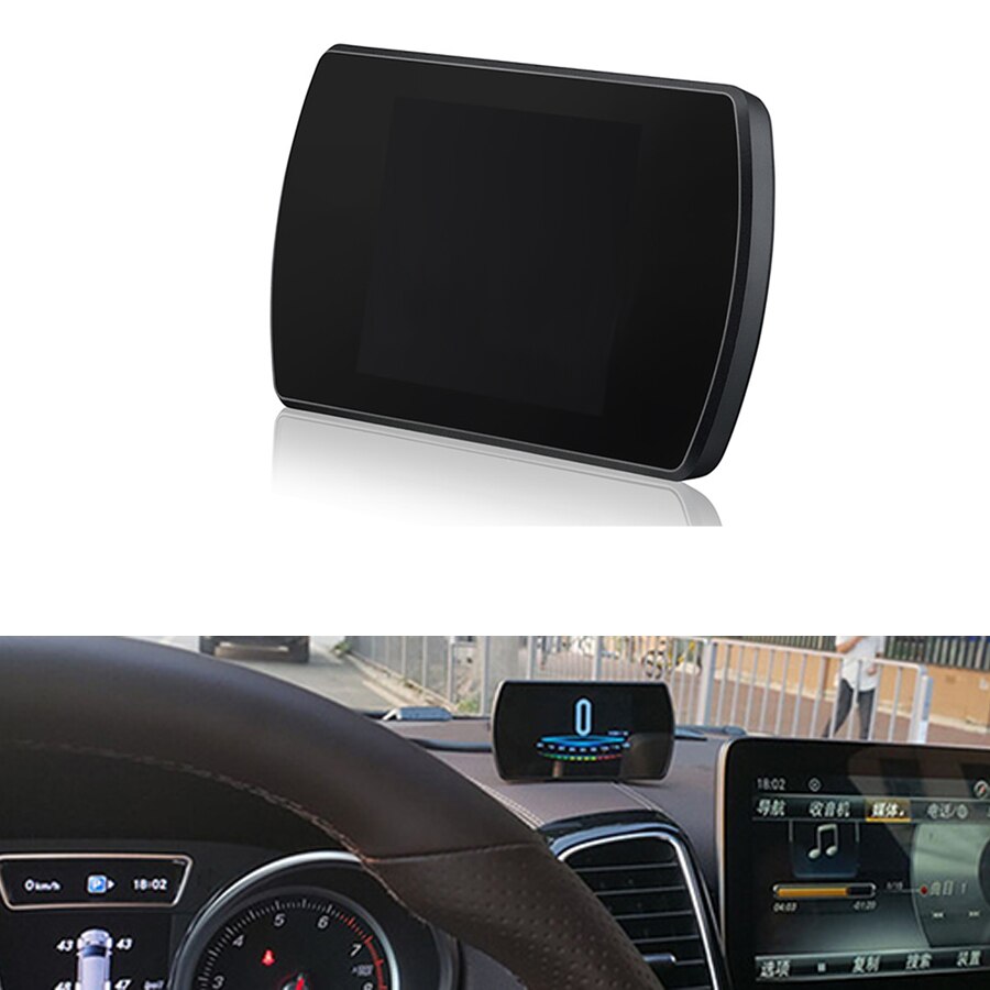 Bildatamaskin obd hud speedometer hode opp vise digital bilhastighetsprojektor innebygd datamaskin