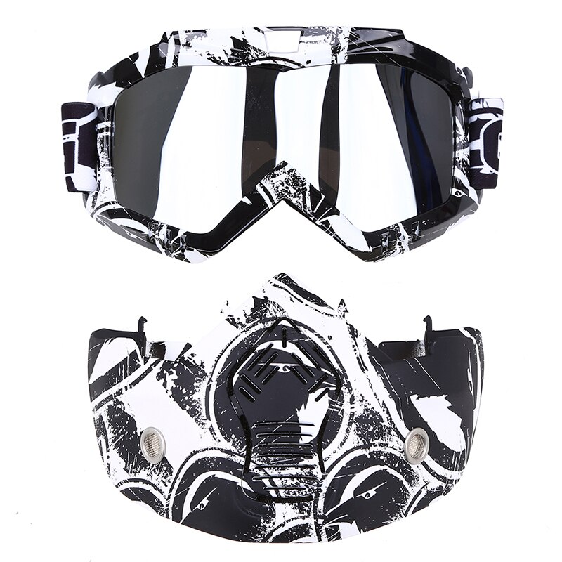 Motorcykelglasögon motorcross skidglasögon vindtät utomhus solglasögon skoter smutscykel snöskoter mask glasögon tillbehör