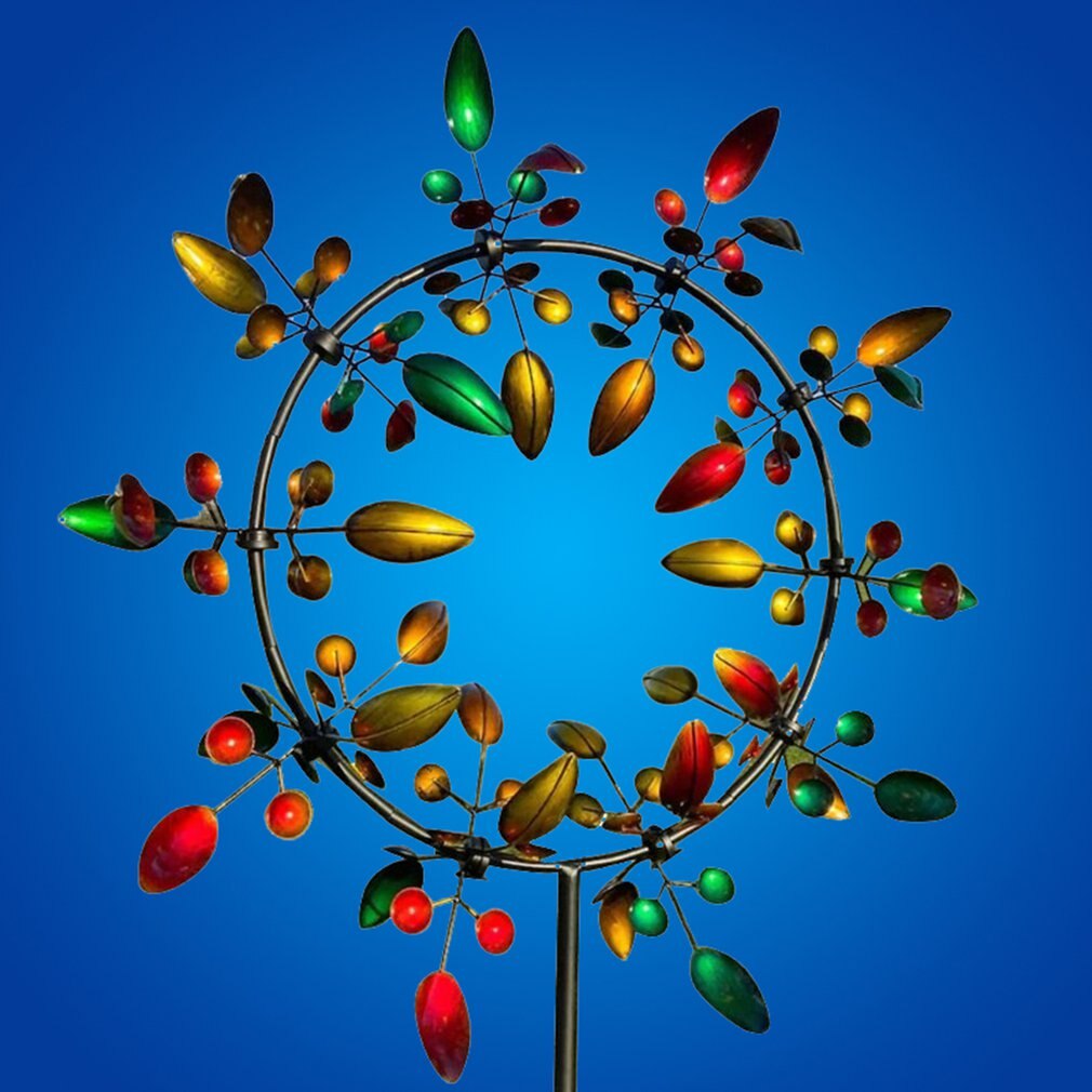 Magical Metal Windmill Fashionable Outdoor Wind Spinners Wind Catchers Windmill For Yard Patio Lawn Garden Decoration