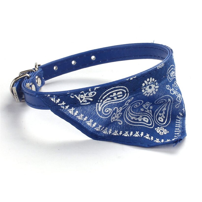 Transer Goedkope Jacquard Print Puppy Pu Lederen Halsdoek Sjaal Bandana Halsbanden Voor Kleine Hond 800710: C