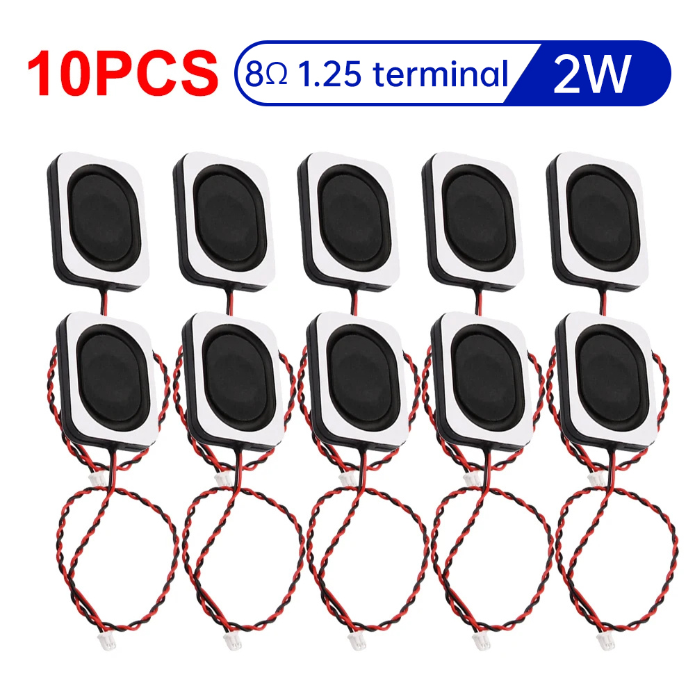 1-10 pièces 4 ohm 3 W/8 ohm 2 W haut-parleur carré petite cavité ordinateur portable 3525/2535 haut-parleur boîte Ultra-mince: Or