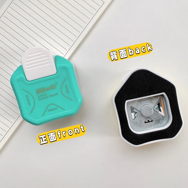 R4 R7 R10 3 In 1 Corner Rounder Papier Stoten Border Punch Ronde Hoek Paper Cutter Card Scrapbooking Voor Diy handgemaakte Ambachten
