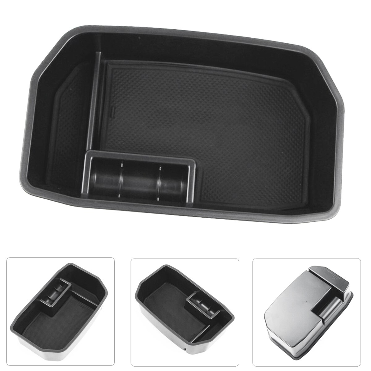 For Toyota Land Cruiser FJ200 LC200 J200 Center Console Organizer Tray Armrest Storage Box Car Accessories