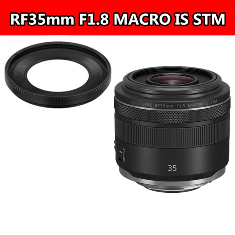 W52 Lens Hood for Canon- EOS R RP R5 R6 with RF 35mm f/1.8 Macro IS STM Lens Replaces Canon- EW-52 Cameras Accessories