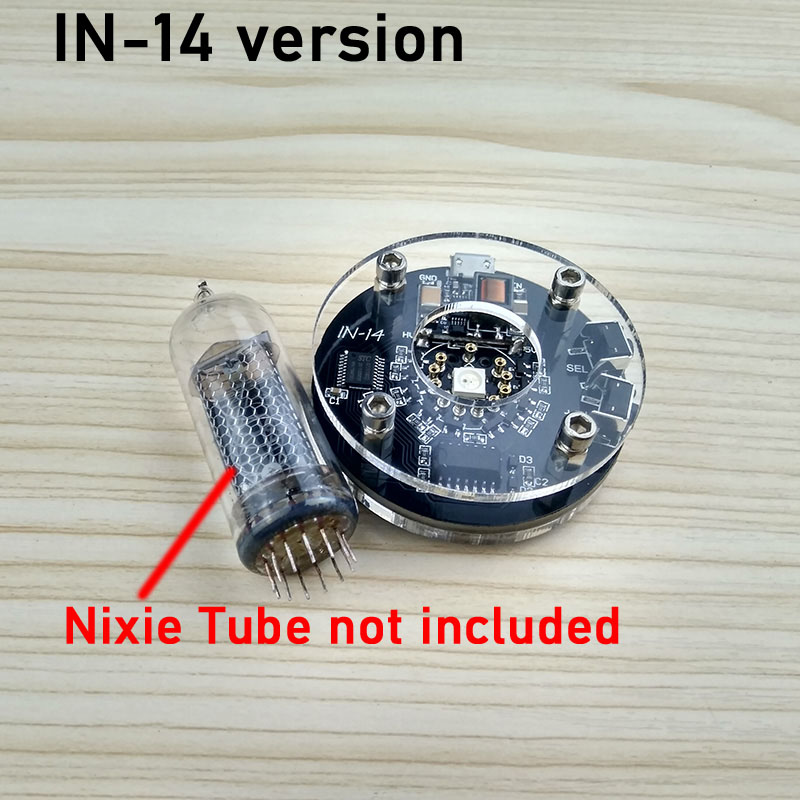 1x Enkele Buis Nixie Klok Voor QS30-1 In-12 In-14 In-18 QS18-12 QS27-1 In-8 In-8-2 Z 568M Gloeibuis In12 In14 Digitale Buis