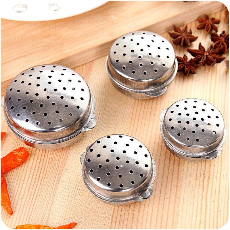 Stainless Steel Seasoning Injector Spice Ball Halogen Bag Stainless Steel Soup Ball Kitchen Marinated Ball Kitchen Accessories