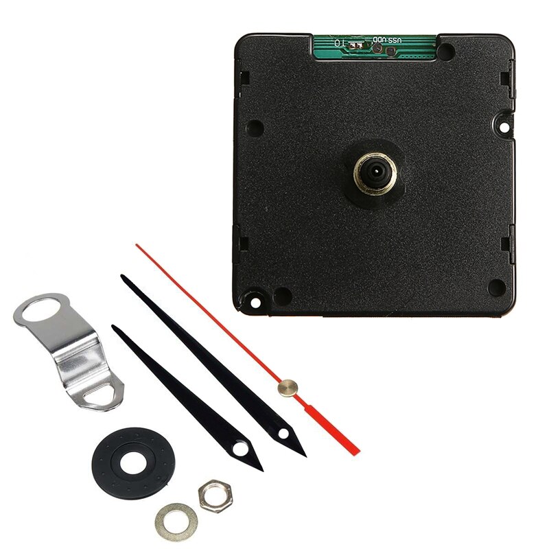 Radio Controlled Silent Quartz Wall Clock Movement Mechanism DIY Clock Kit DCF Signal for Repair Parts Replacement