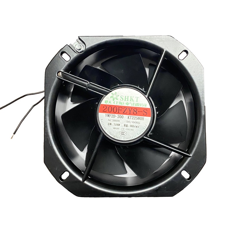 200FZY single flange AC220V /380V 0.4A 75W/85W fan axial fan blower Electric box cooling fan Adjustable wind direction