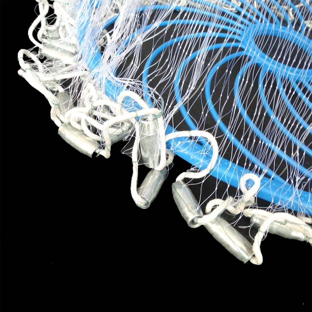 Fly Fishing Automatic Easy To Throw Net Fool Fishing Net Monofilament Tire Line Fishing Net Magic Fishing Net