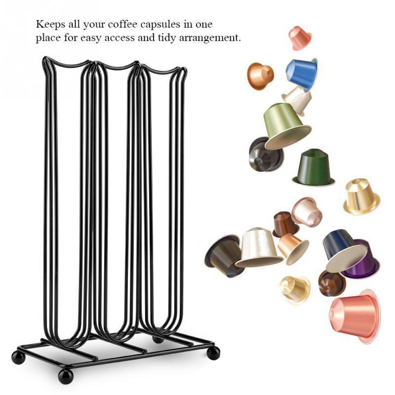 42 tasses café Capsule support café dosettes support Capsules étagère de rangement Organization support café Capsule distributeur